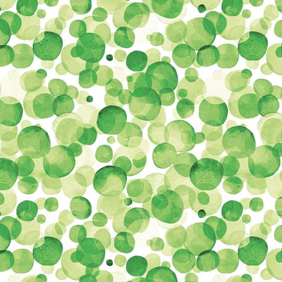 scrapbook paper image features a large green dot pattern.