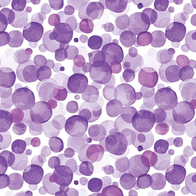scrapbook paper image features a large purple dot pattern.