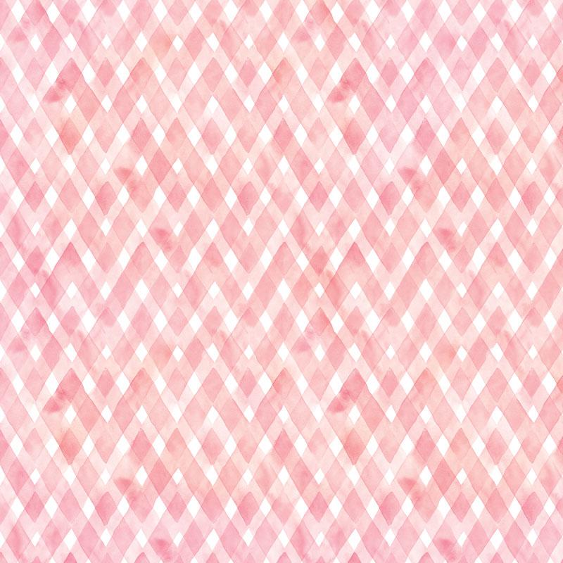 scrapbook paper image features a pink plaid watercolor pattern.