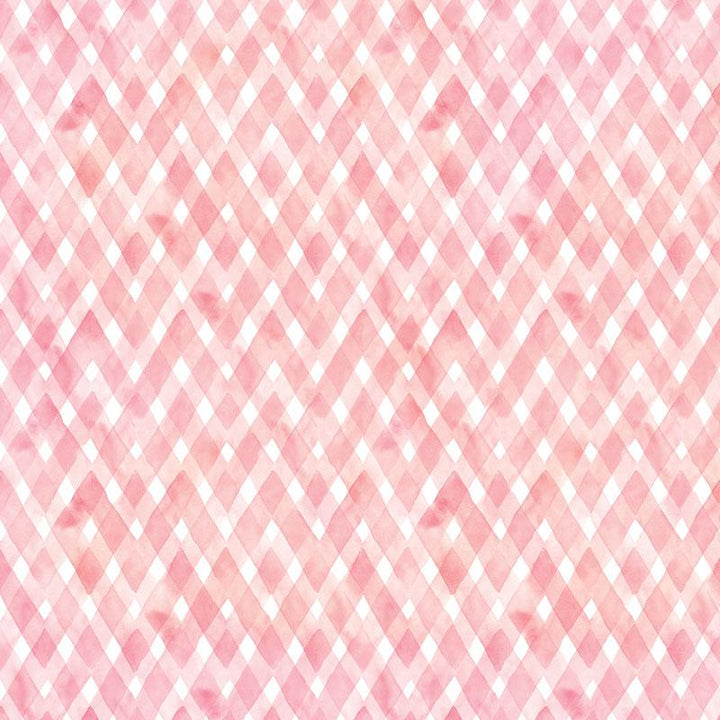 scrapbook paper image features a pink plaid watercolor pattern.