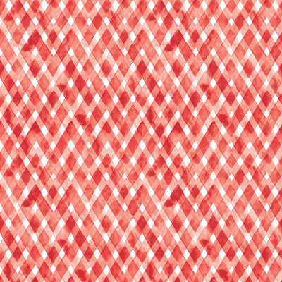 scrapbook paper image features a red plaid watercolor pattern.