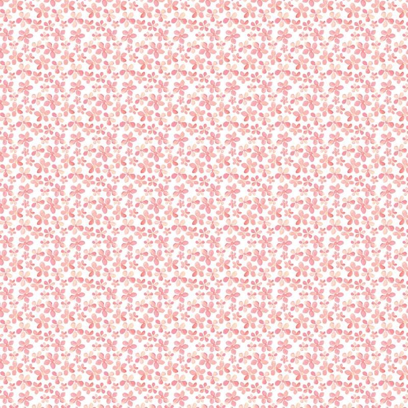 Scrapbook paper 'Pink flowers' - Daphne's Diary