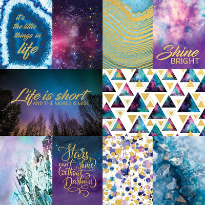Scrapbook Paper - Shine Bright Foil