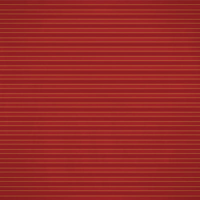 scrapbook paper featuring a red and gold striped pattern.