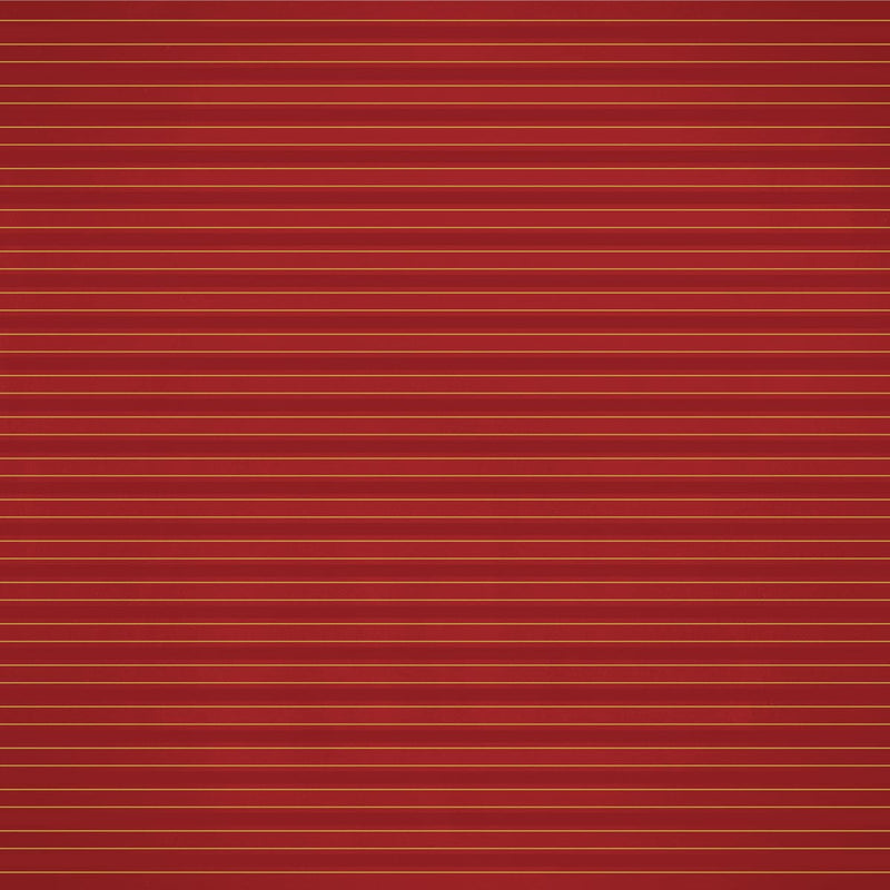 scrapbook paper featuring a red and gold striped pattern.