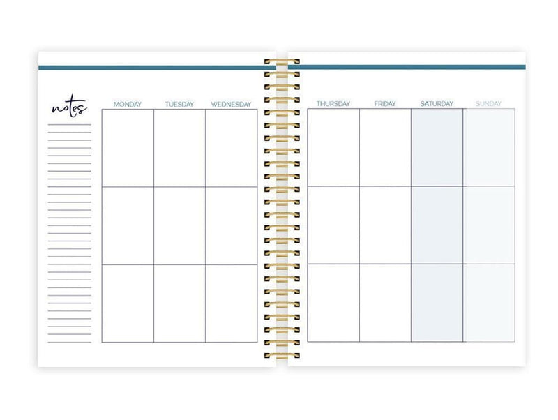 Celestial weekly planner image featuring a weekly spread.