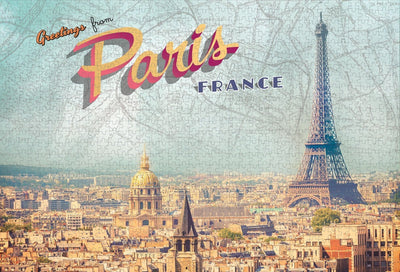 Paris jigsaw puzzle image featuring the Eiffel Tower.