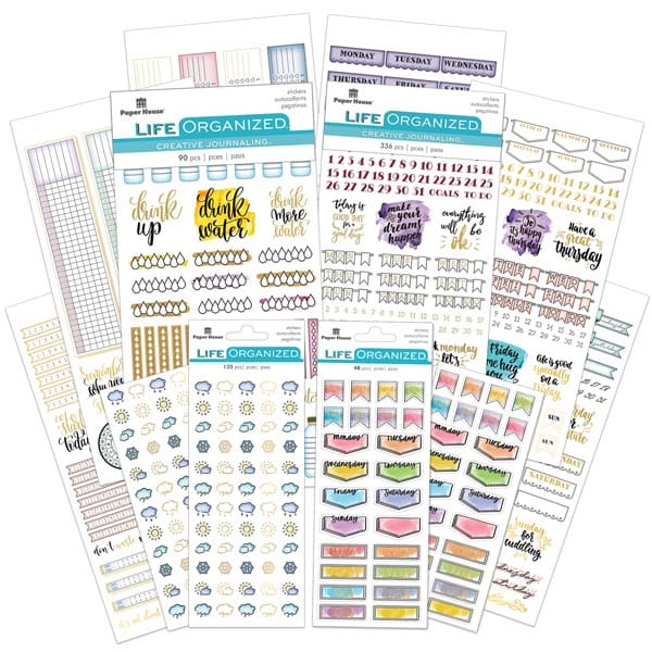 Planner Stickers Set - Creative Journaling