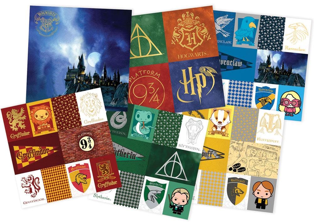  Paper House Productions Harry Potter Scrapbook Paper, Multi