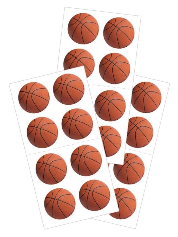 Decorative Stickers Basketballs Paper House