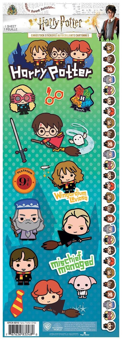 Harry Potter chibi cardstock stickers