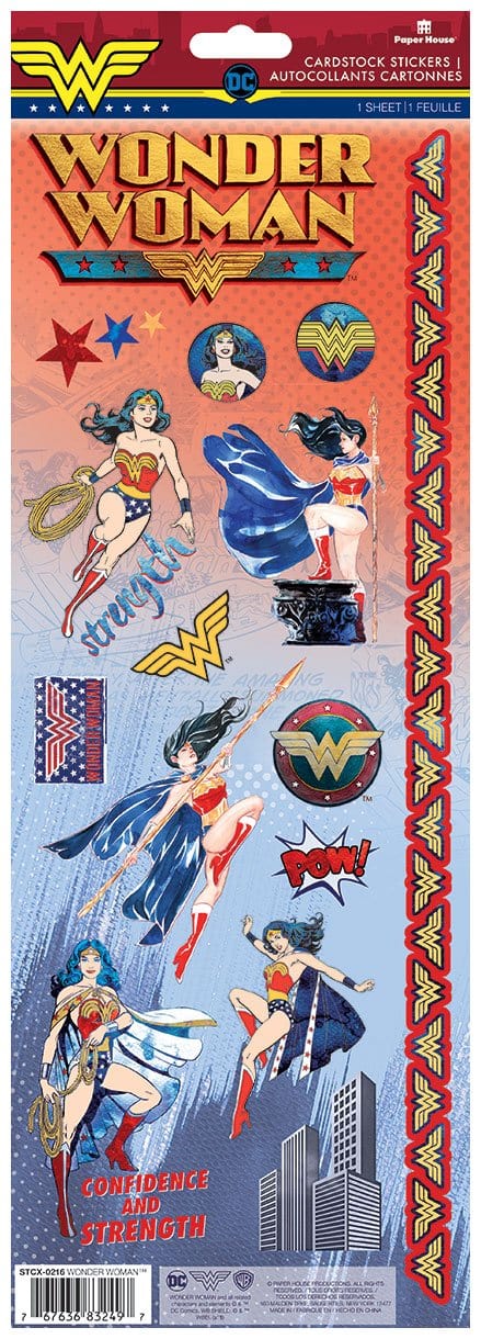 Scrapbook Stickers - Wonder Woman