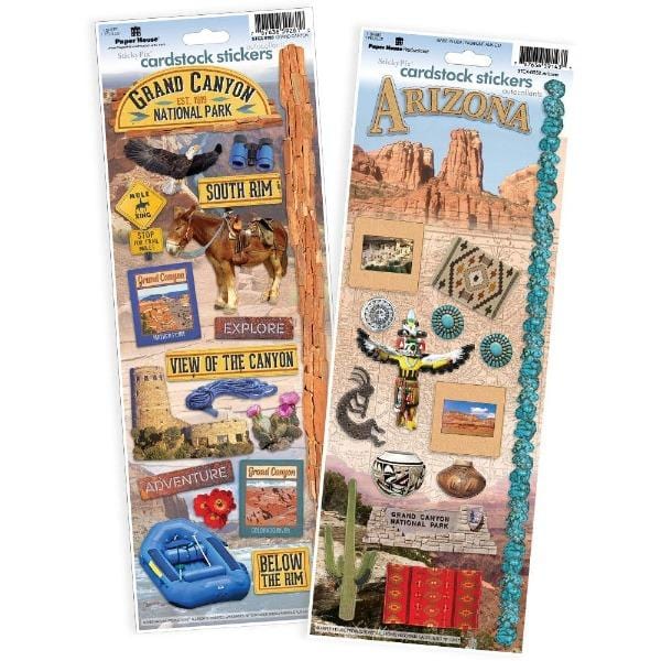 Grand Canyon cardstock sticker value pack