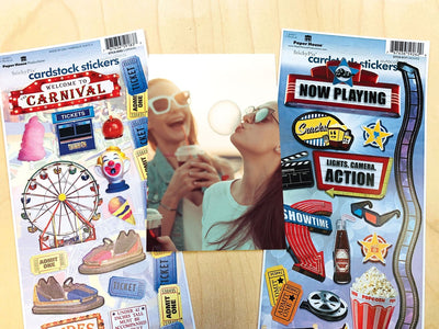 Scrapbook Stickers - Movie and Carnival Value Pack