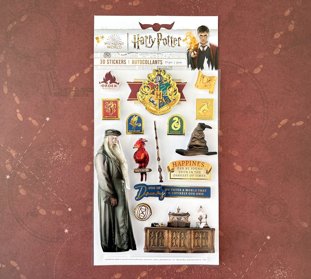 Harry Potter Stickers - Gryffindor House Pride Enamel Sticker