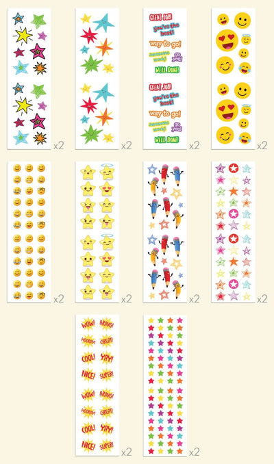 Scratch And Sniff Stickers - Super Stars