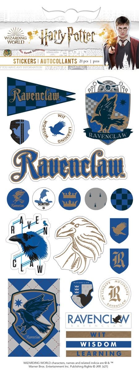 Harry Potter Stickers - Ravenclaw House Pride Enamel Sticker