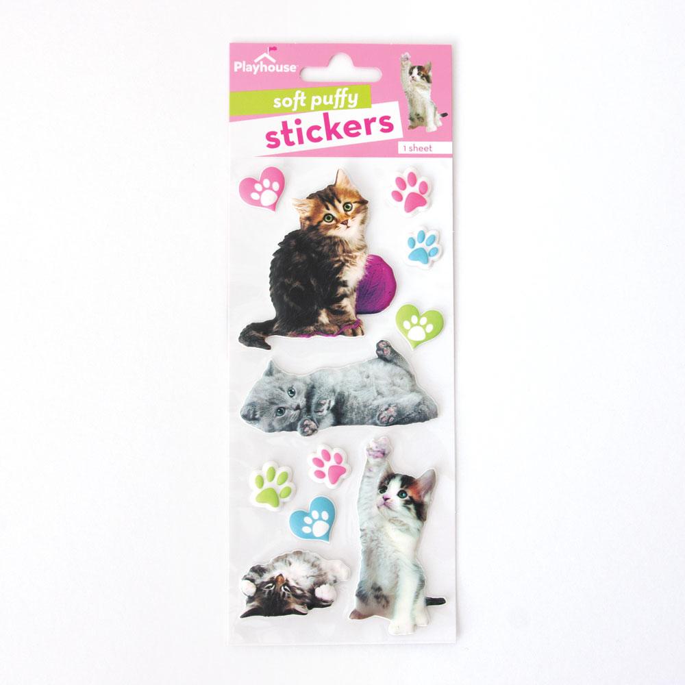Cat Puffy Sticker