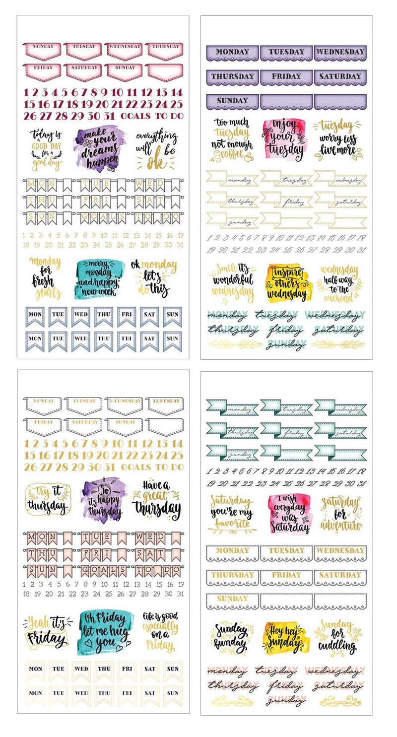 Planner Stickers - Creative Monthly Kit - Paper House