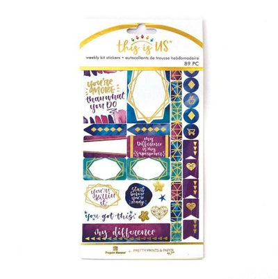 empowerment weekly kit planner stickers