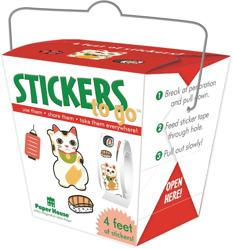 Roll of Stickers - Lucky Cat