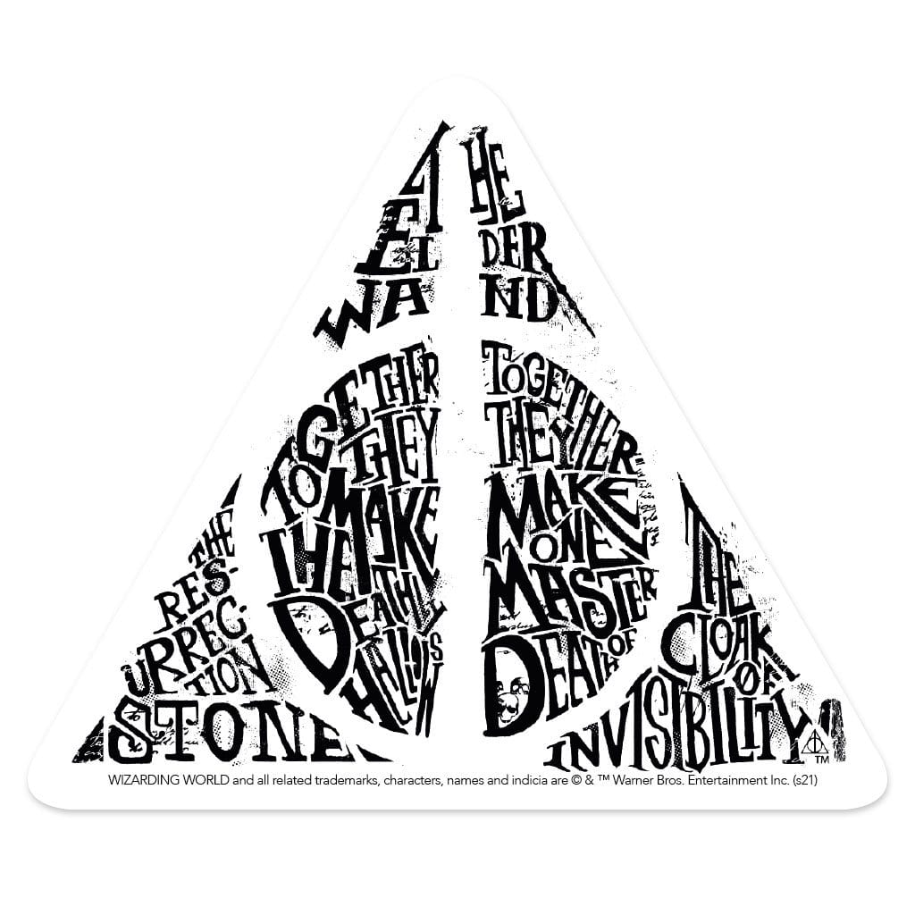 Harry Potter Vinyl Sticker - The Deathly Hallows