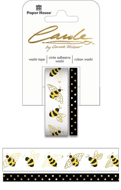 carole shiber hand-painted honeybees washi tape set