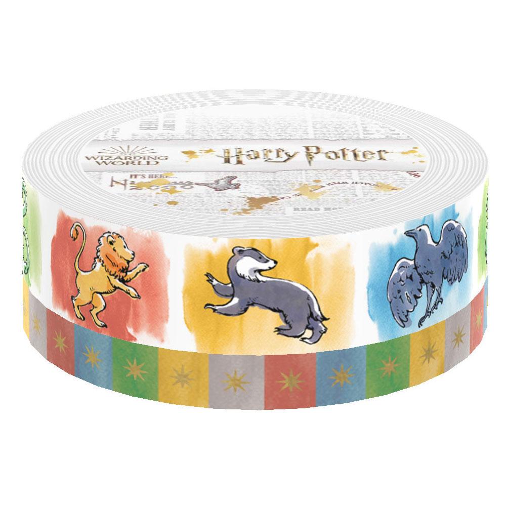 Paper House Productions Harry Potter Icons Set of 2 Foil Accent Washi Tape  Rolls for Scrapbooking and Crafts 