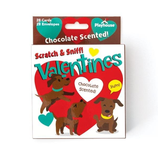 chocolate lab scratch and sniff valentines