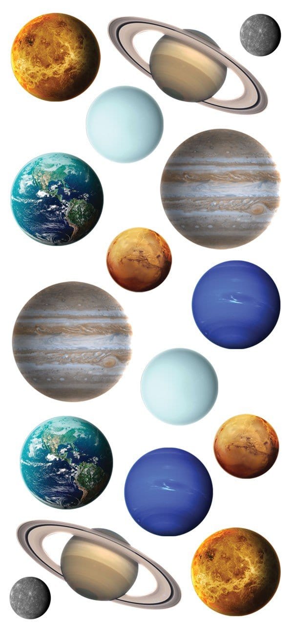 Puffy Stickers - Planets