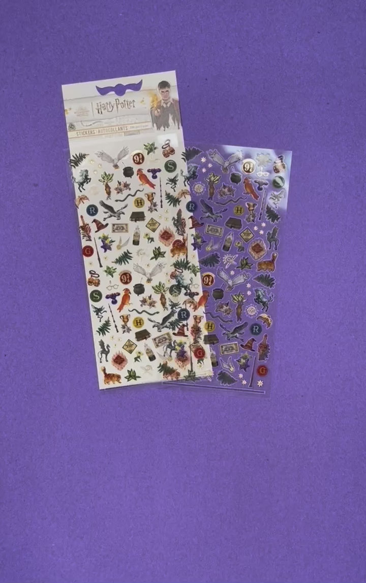 Harry Potter Mini Stickers - Floral Hogwarts