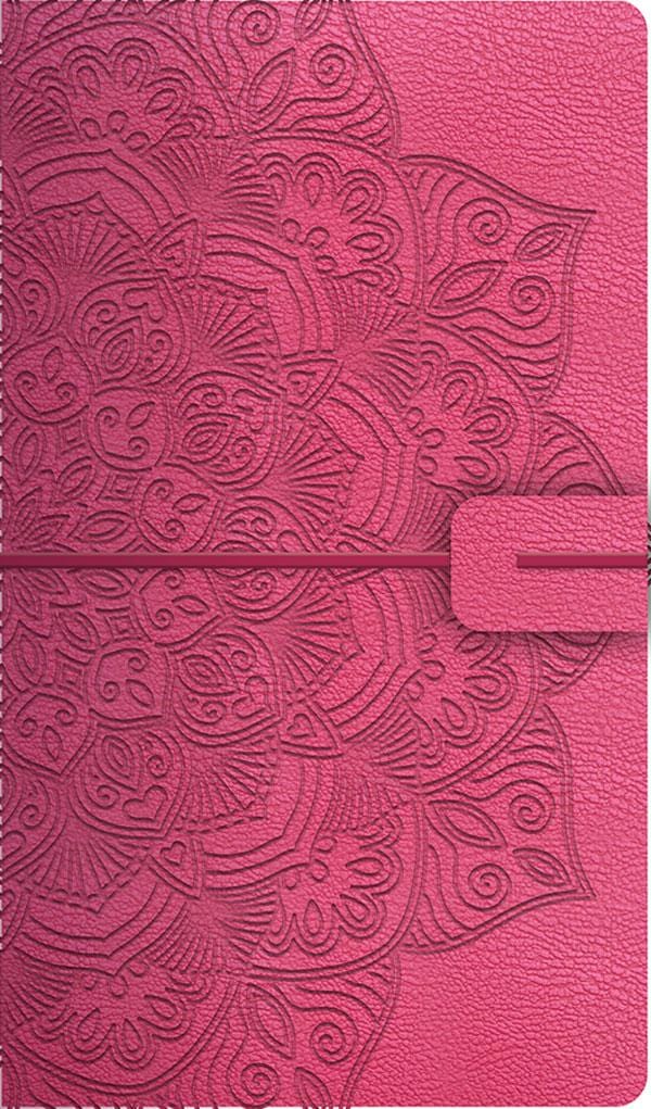 Travelers Notebook Cover - Magenta Mandala