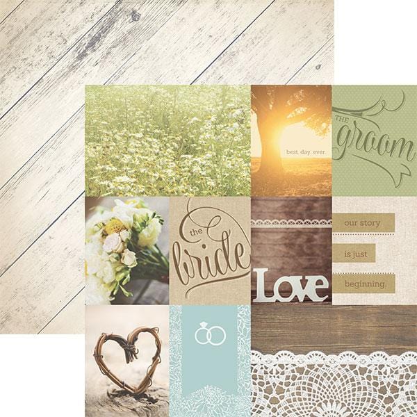 Wedding Day Tags Double-Sided Paper
