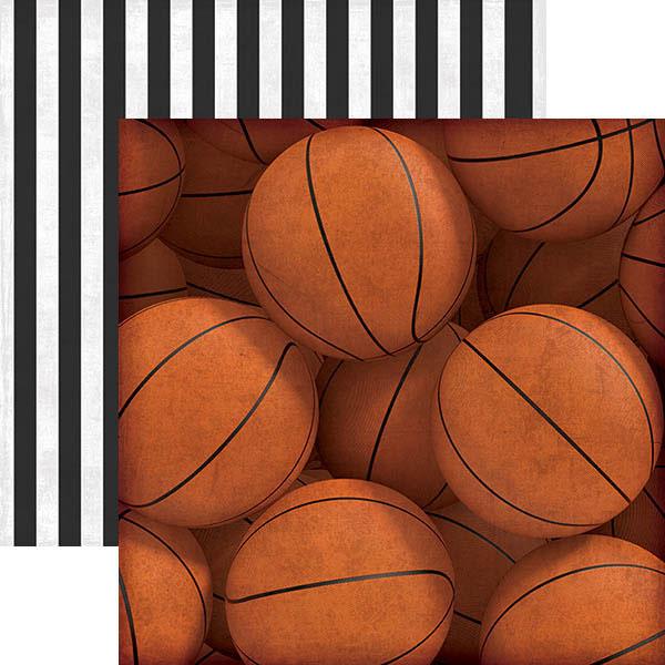 basketballs double sided paper