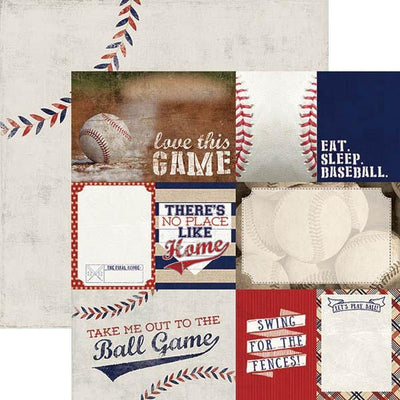 baseball tags double sided paper