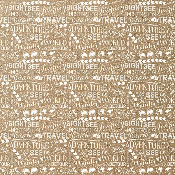 discover words double sided paper