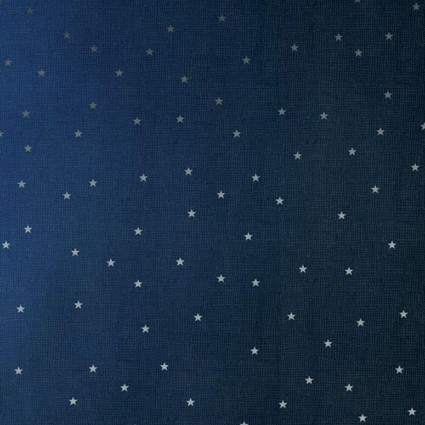scrapbook paper featuring a star pattern on dark blue background.