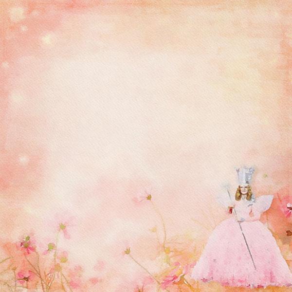 Wizard of Oz Glinda Double-Sided Paper