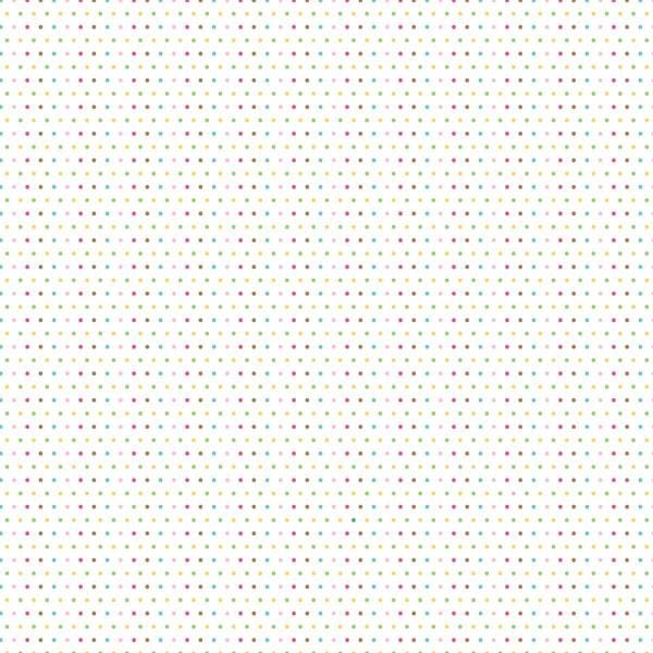 P-2105E - Scrapbook Paper - Pink Elephants - Pastel background with scattered colorful polka dots in pink, purple, blue, and gold
