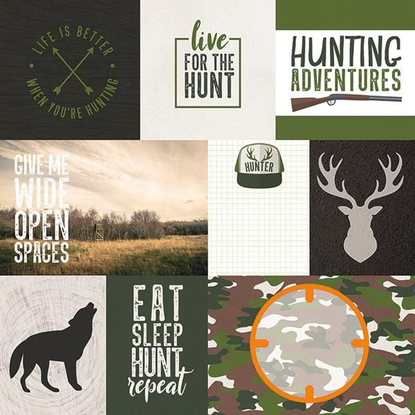 hunting tags double sided paper