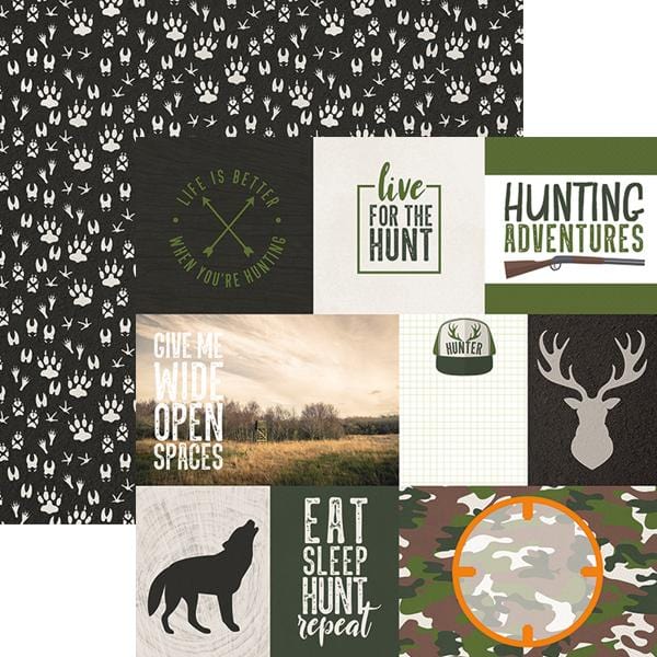 hunting tags double sided paper
