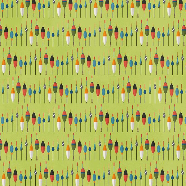 fishing tags double sided paper