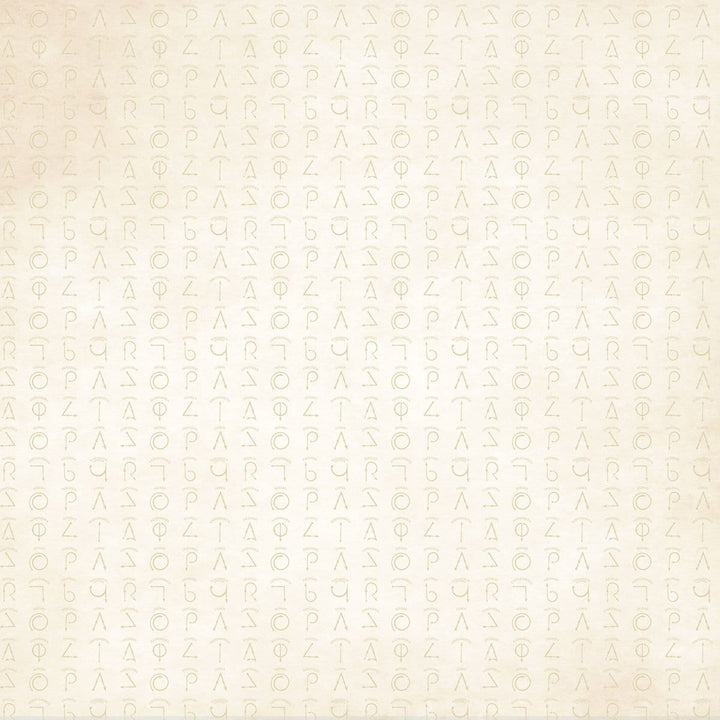 harry potter scrapbook paper featuring the swish &amp; flick wand motions on a beige background.