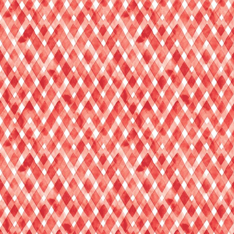 scrapbook paper image features a red plaid watercolor pattern.