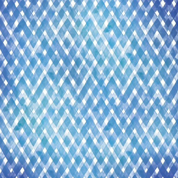 scrapbook paper image features a blue plaid watercolor pattern.