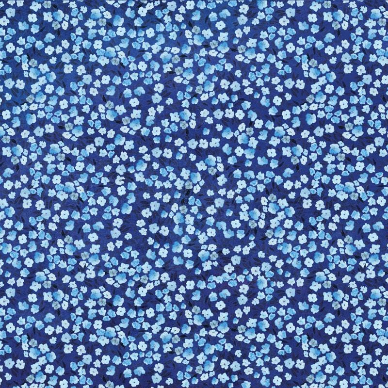scrapbook paper image features small blue watercolor florals.
