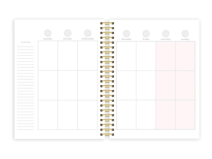Soul Shine weekly planner image featuring a weeklyy spread.
