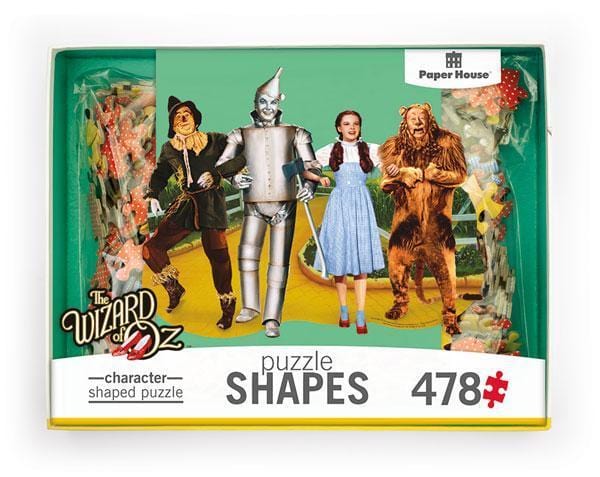 jigsaw puzzle box featuring image of the Wizard of Oz characters.