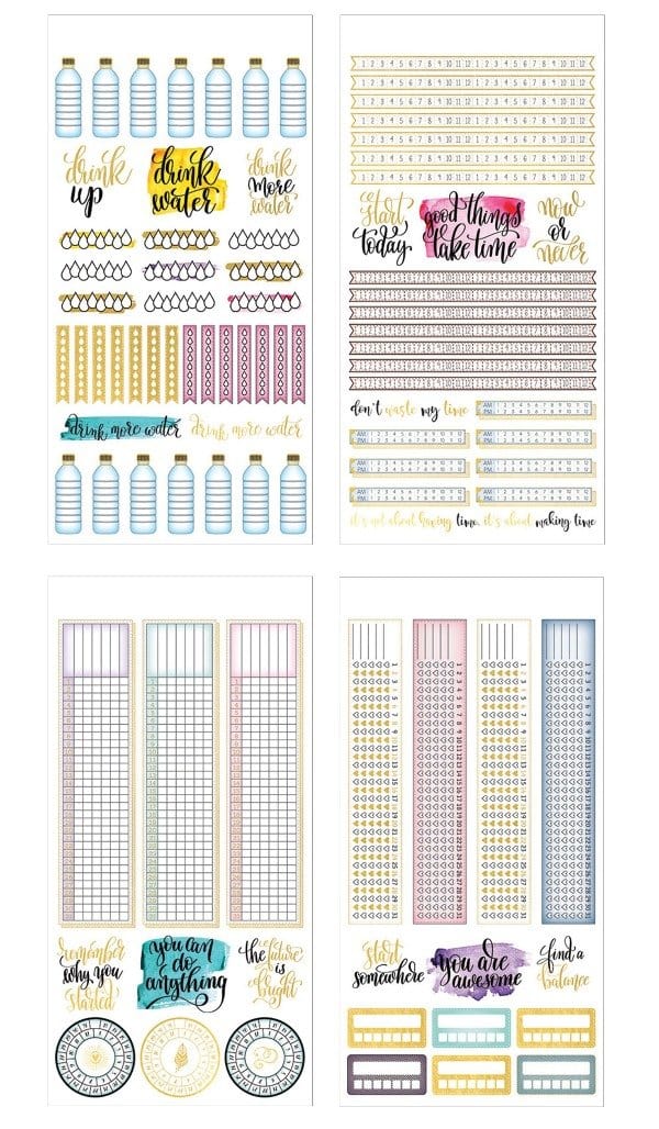 creative journaling sticker bundle