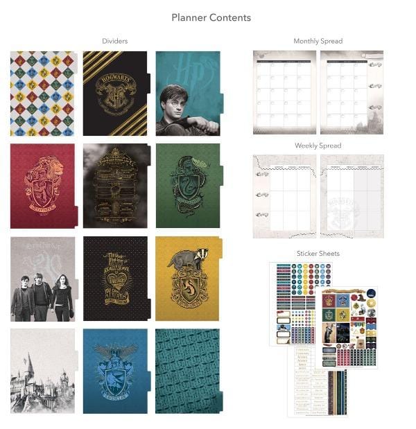 Harry Potter™ Hogwarts planner and accessory bundle